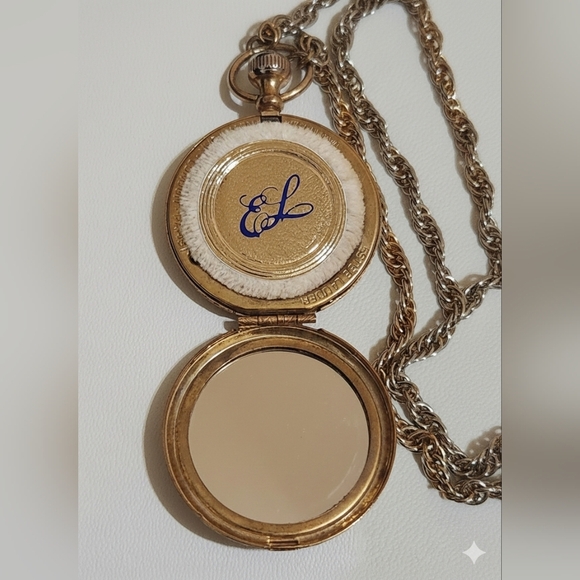 Estee Lauder Jewelry - Estee Lauder Vintage Lucidity Compact Necklace